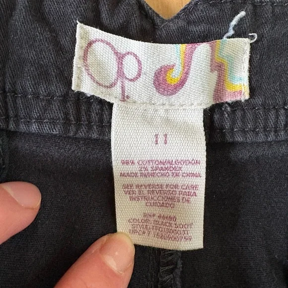 Y2K OP Women's Black Jean Shorts - Picture 2 of 4